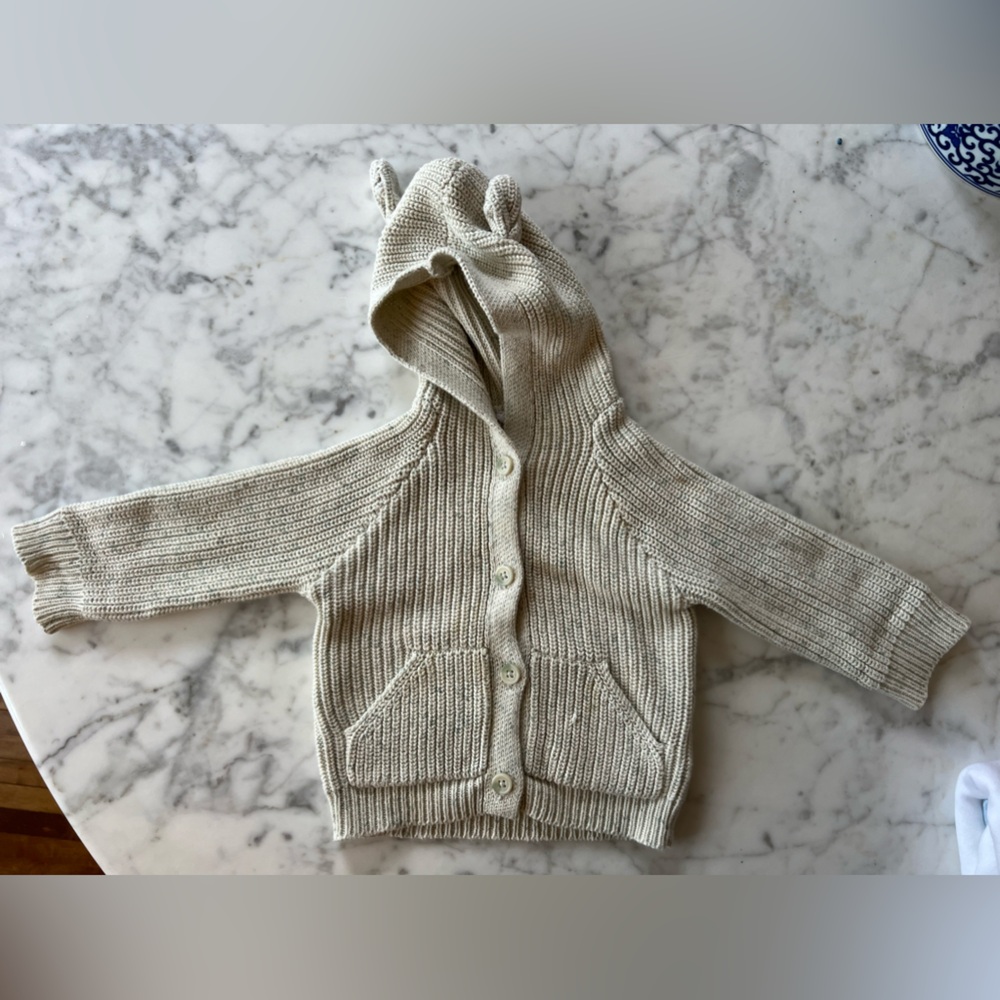 Jamie Kay Knit Hooded Cardigan - size 6-12 months